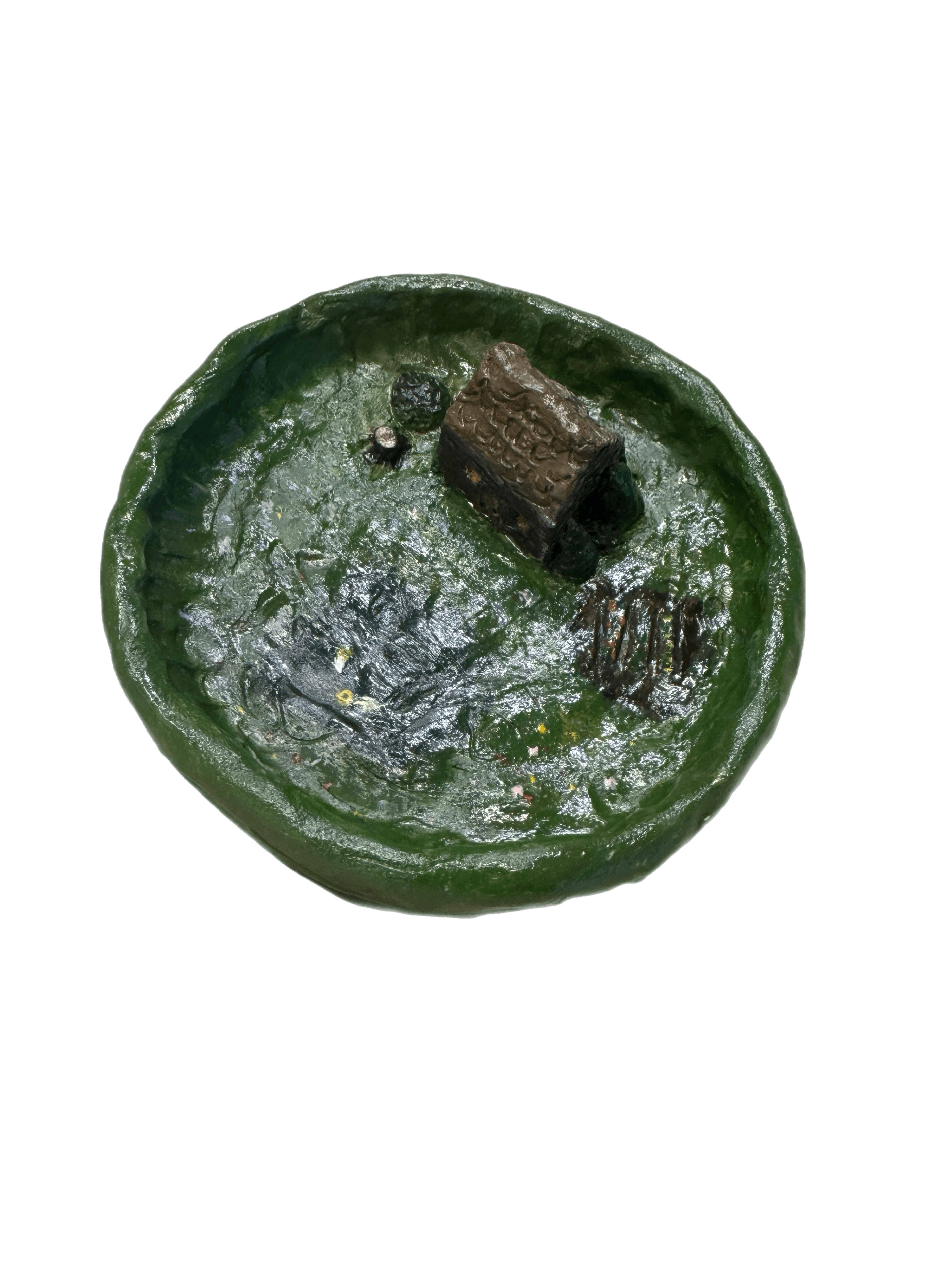 Clay forest dish