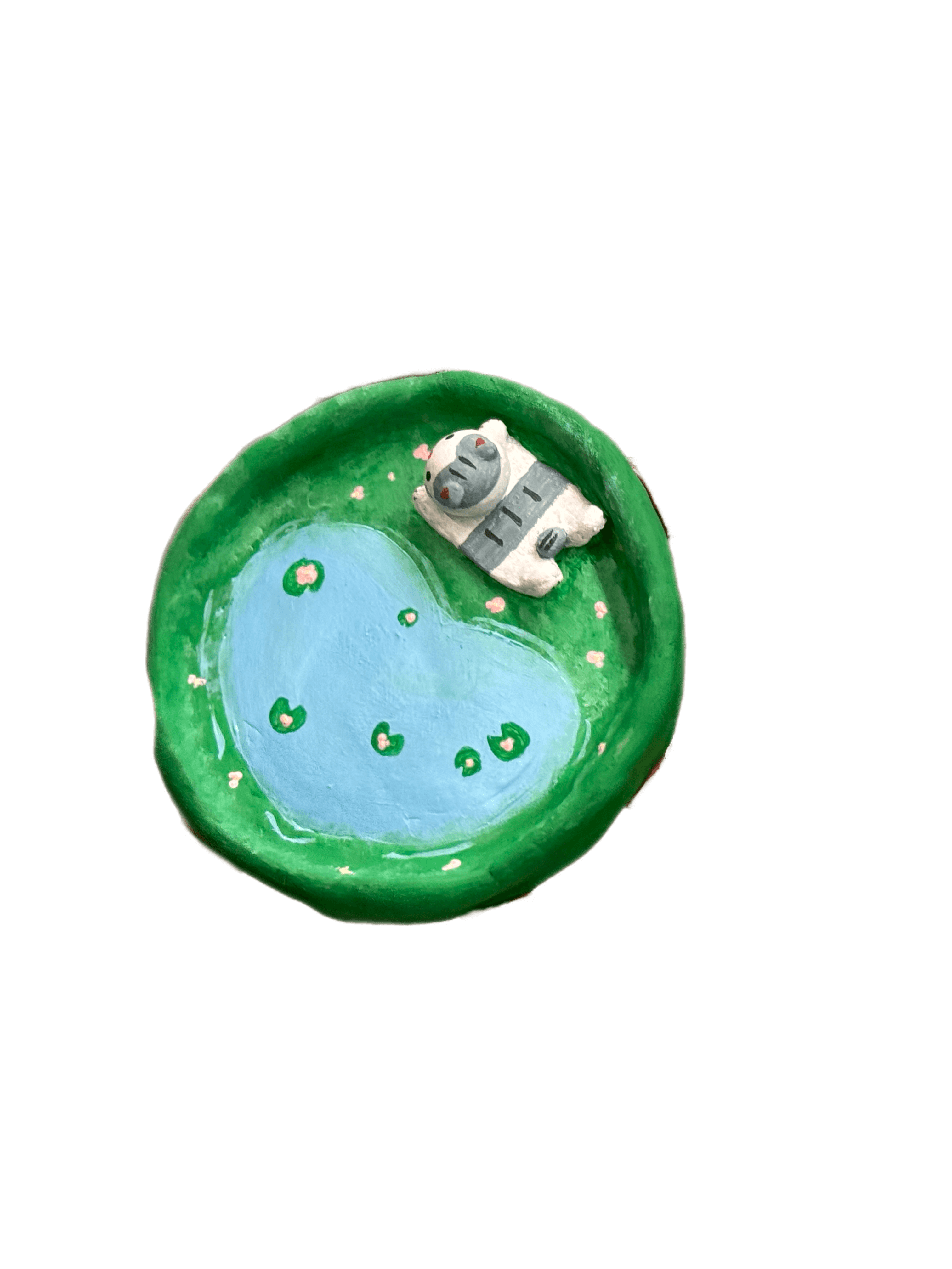 Clay panda pond
